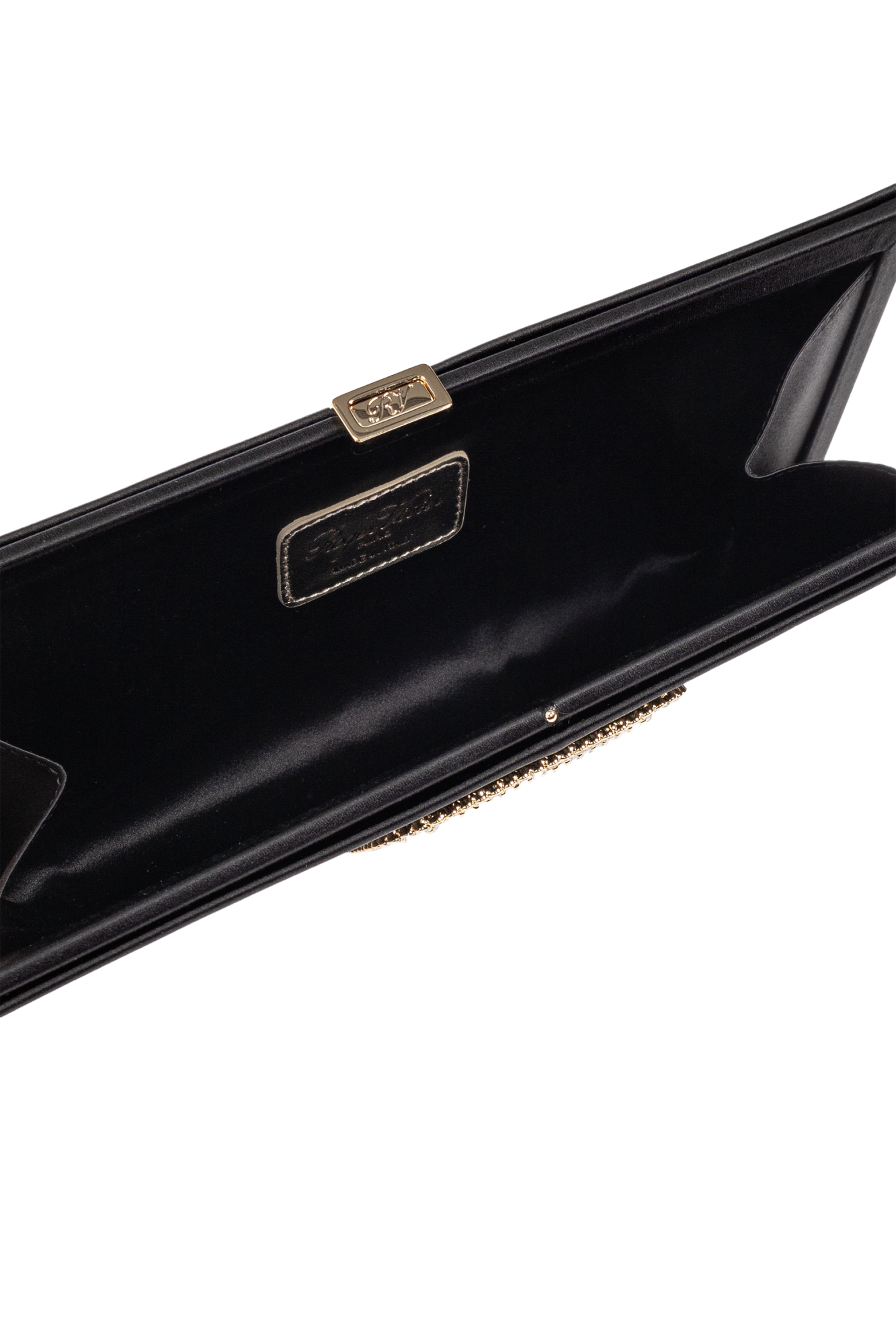 【関税込み】ROGER VIVIER 'Pilgrim Small' clutch Roger Vivier | Pilgrim small black clutch | Savannahs